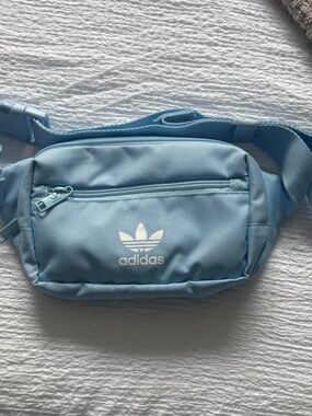 adidas Originals Sky Blue Waist Pack with Trefoil Logo